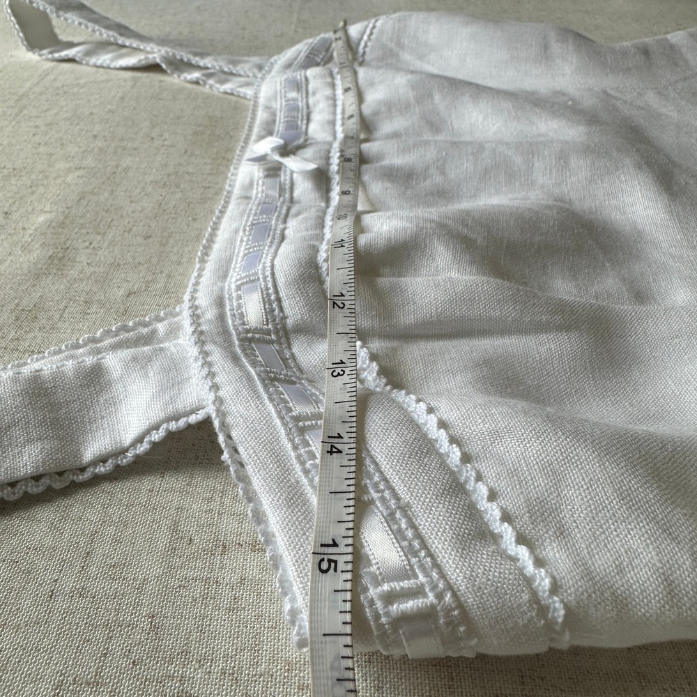 NWT Reformation Elana Linen Mini Dress White LWD 4 - Picture 9 of 11
